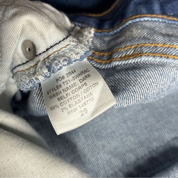 RE/DONE | Originals High Rise Straight Leg Jeans | Medium Wash | Size 29 - Picture 5 of 8